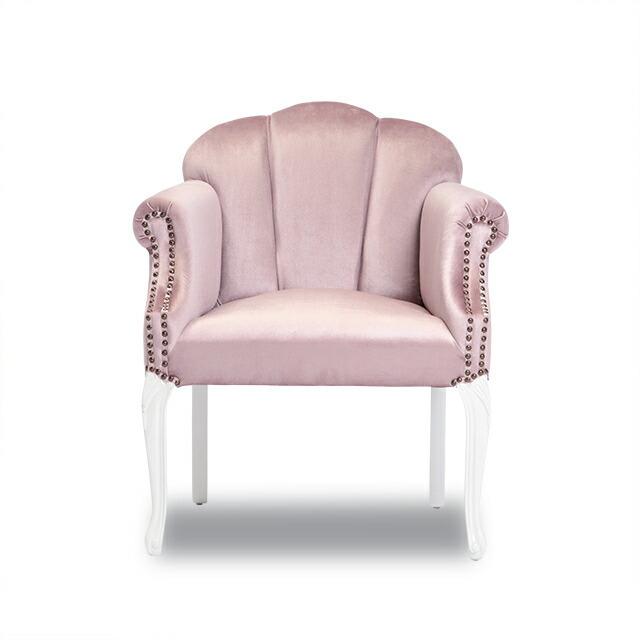 チェア アームチェア 1人掛け 1人用 アンティーク調 猫脚 木製 布地