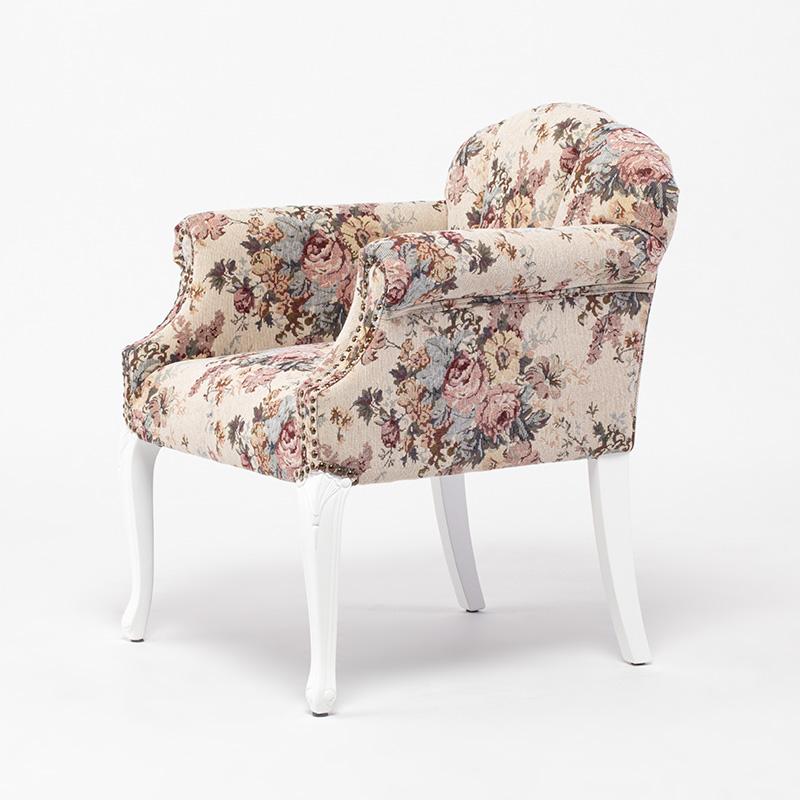 チェア アームチェア 椅子 イス アンティーク調 一人掛け 脚