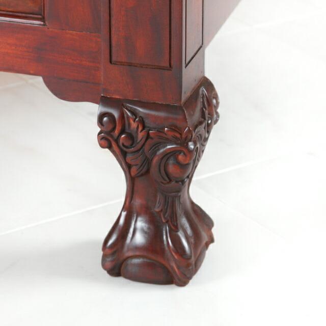 Venezia／クラシック花柄調／２人掛け／ マホガニー ／アンティーク Veneziaクラシック花柄調／2人掛け マホガニー アンティーク