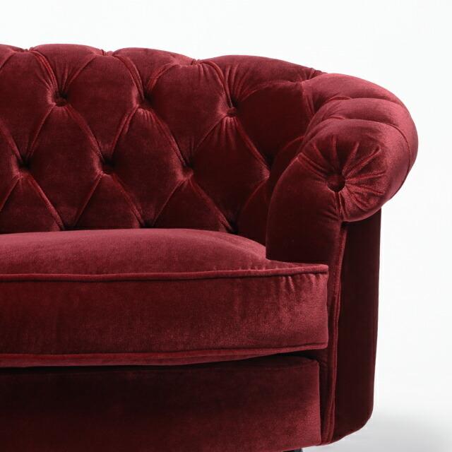 ソファー ソファ 2人掛け 二人 2人用 アンティーク調 姫系 チェスター