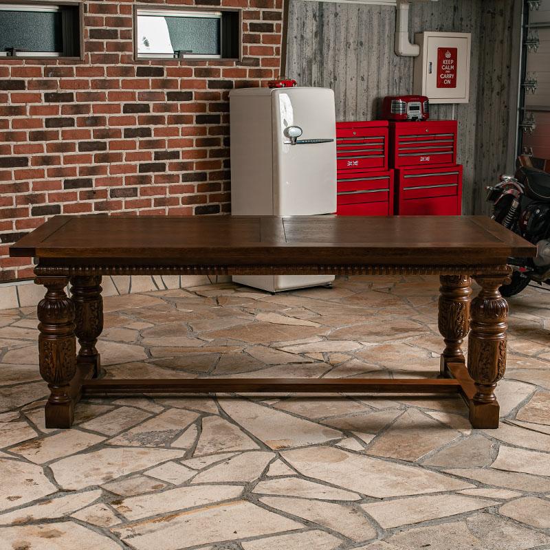 テーブル ダイニングテーブル 机 リフェクトリーテーブル アンティーク