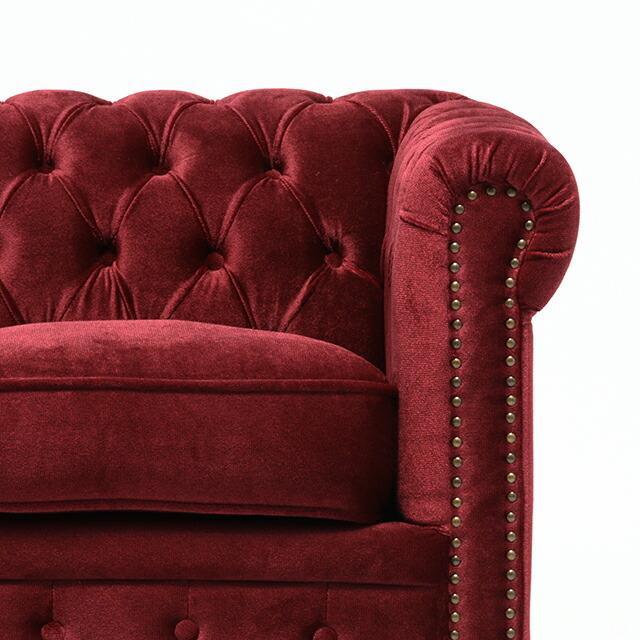 1人掛けソファ シングルソファ 1人 チェスターフィールド 英国