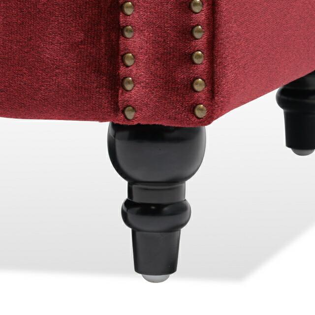 ヴィンセント　チェスターフィールド　1人掛けソファ　ベルベット　レッド 楽天市場】チェスターフィールド ソファ 1人掛け 一人掛け 1人用 一人