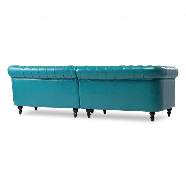 4人掛けソファ ソファセット モジュール式 チェスターフィールド