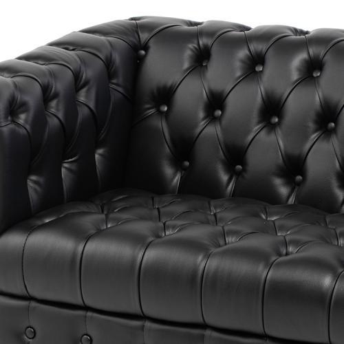 総革張り　2人掛けソファ　英国調　アンティーク　輸入家具　ラブソファー 英国調 カウチソファ 2人掛け アンティークレッドレザー(総革