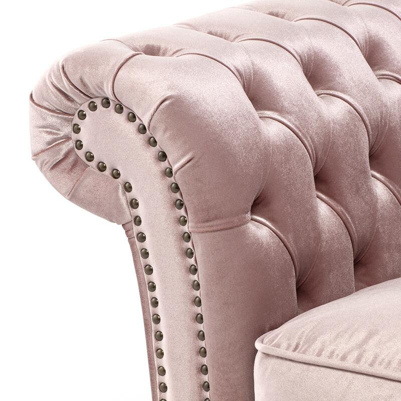 H112K55 VINCENT チェスターフィールド 1人掛けソファ 中古品