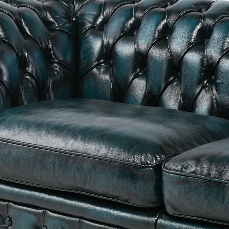 3人掛けソファ トリプルソファ 3人用 チェスターフィールド 英国調