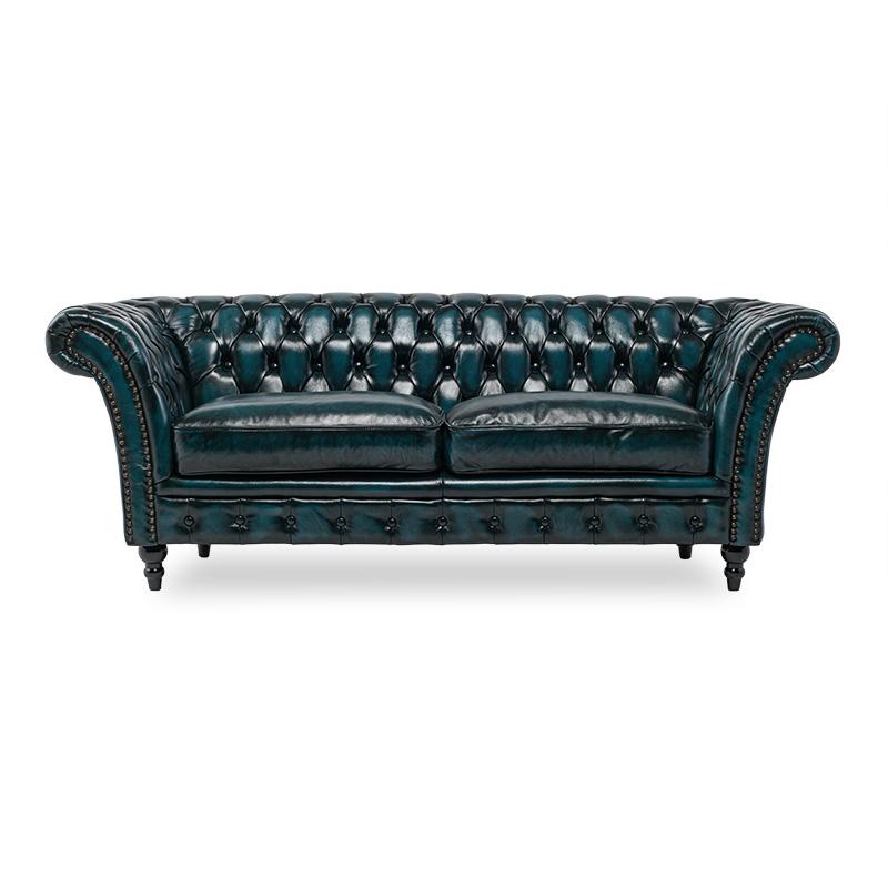 3人掛けソファ トリプルソファ 3人用 チェスターフィールド 英国調