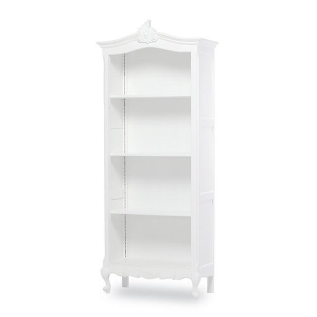 キャビネット ブックケース ディスプレイラック 本棚 飾り棚 白