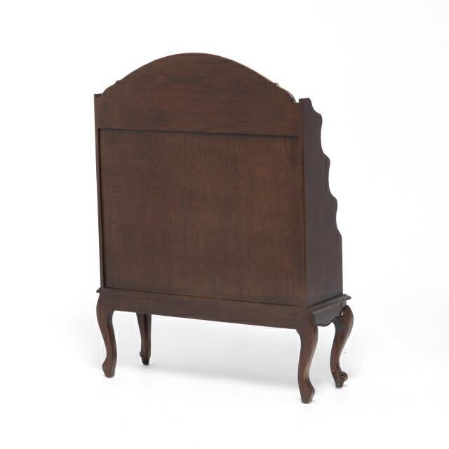 マガジンラック 本棚 収納家具 雑誌収納 ブラウン アンティーク調