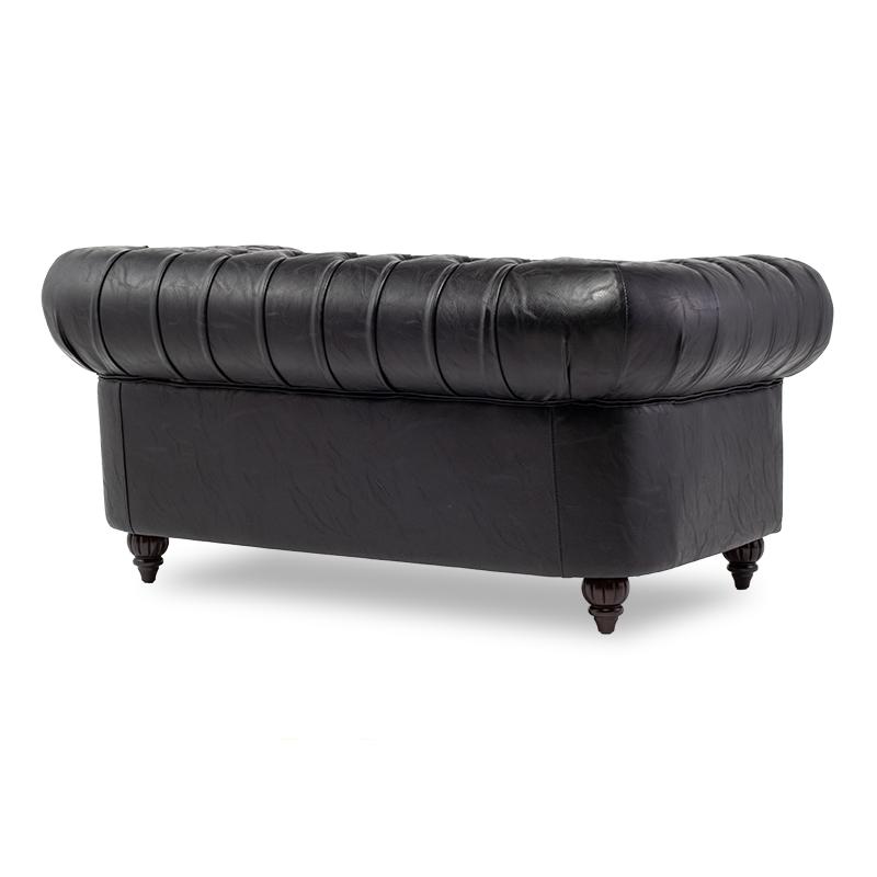 ソファ 2人掛けソファ 二人掛け チェスターフィールド アンティーク調