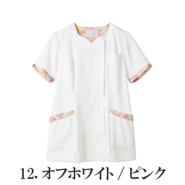 LAURA ASHLEY（ローラアシュレイ） スクラブ 医療 ジップアップ 白衣