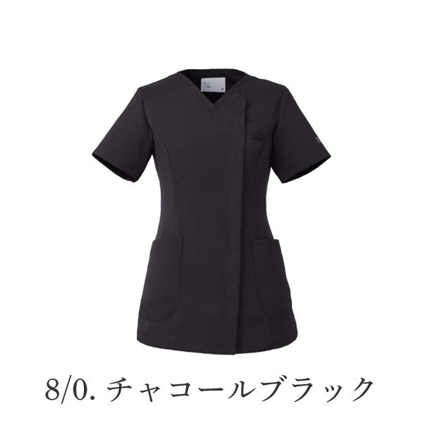 スクラブ 医療 ジップアップ 白衣 レディース 住商モンブラン uka 看護