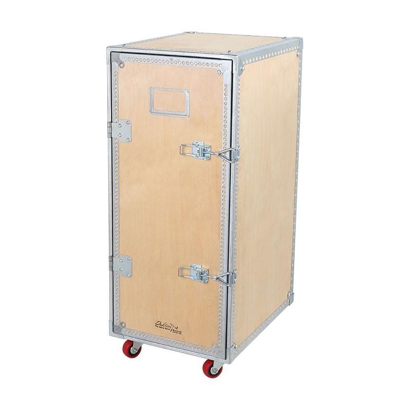 113-296-4L/WOODEN CABINET WITH CASTORS 4 LAYER