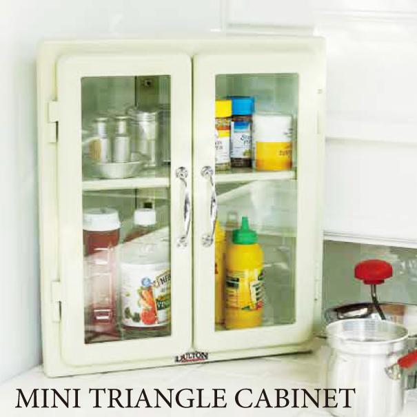 DULTON（ダルトン） 120-357IV-120-357GY MINI TRIANGLE CABINET