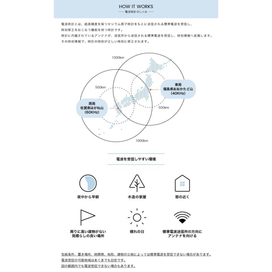 CL-4058 Fylloma フィロマ 壁掛け時計 掛け時計 電波時計 電波