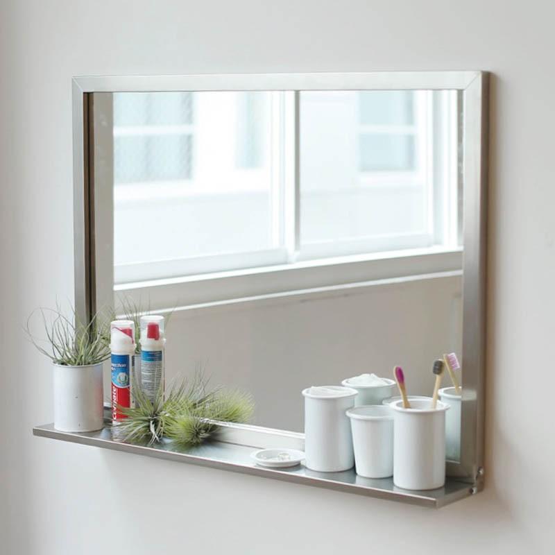 DULTON（ダルトン） D19-0057 STAINLESS STEEL FRAME MIRROR WITH