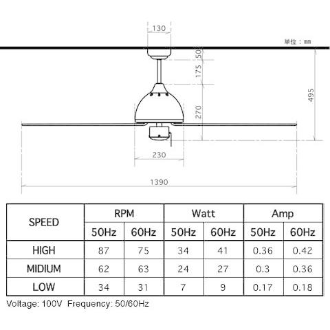 DULTON ダルトン　シーリングファン CANVAS BLADES DULTON ONLINE SHOP | SINGLE SPIN CANVAS BLADES OFF WHITE(OFF