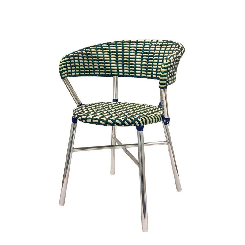 DULTON（ダルトン） F19-0001 ALUMINUM ROUNDISH CHAIR GREEN/BLUE RED