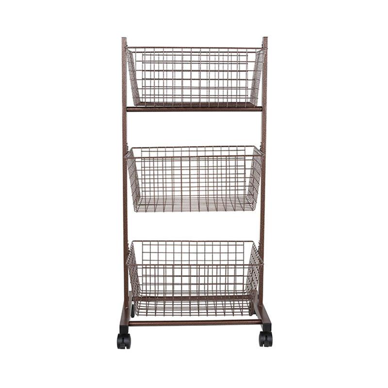 H20-0283HGY H20-0283HBZ WIRE RACK WITH CASTORS H.GRAY H. BRONZE ワイヤ ラック ウィズ キャスターズ  DULTON ダルトン｜vividly-store｜06