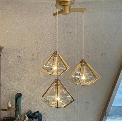 ORRB ダイヤ型ペンダントライト3灯IND-022-3 DULTON ポイント10倍 送料無料 IND-022-3 IND-022/3 3灯 ペンダント