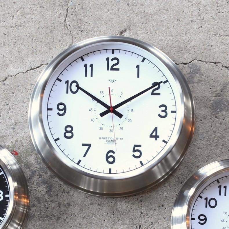 DULTON（ダルトン） K725-923WD 送料無料 WALL CLOCK BRISTOL S-51 WD