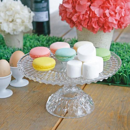 S81126L Glass compote MacaronL ガラスコンポート マカロン Lサイズ ケーキ皿 ケーキ スイーツ 脚付き パーティー ガラスコンポート  DULTON ダルトン｜vividly-store｜02