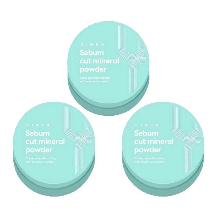 シネアCINEA セバムカットミネラルパウダー(フェイスパウダー) 5g×3個
