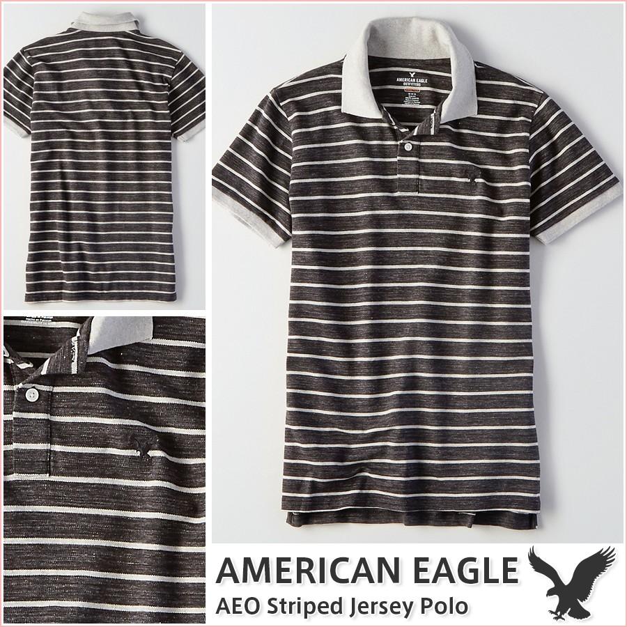 アメリカンイーグル メンズ ポロシャツ 半袖 ボーダー ストライプ 正規品 ブラック Bm41 0575 アメカジ専門ショップ Vividstyle 通販 Yahoo ショッピング
