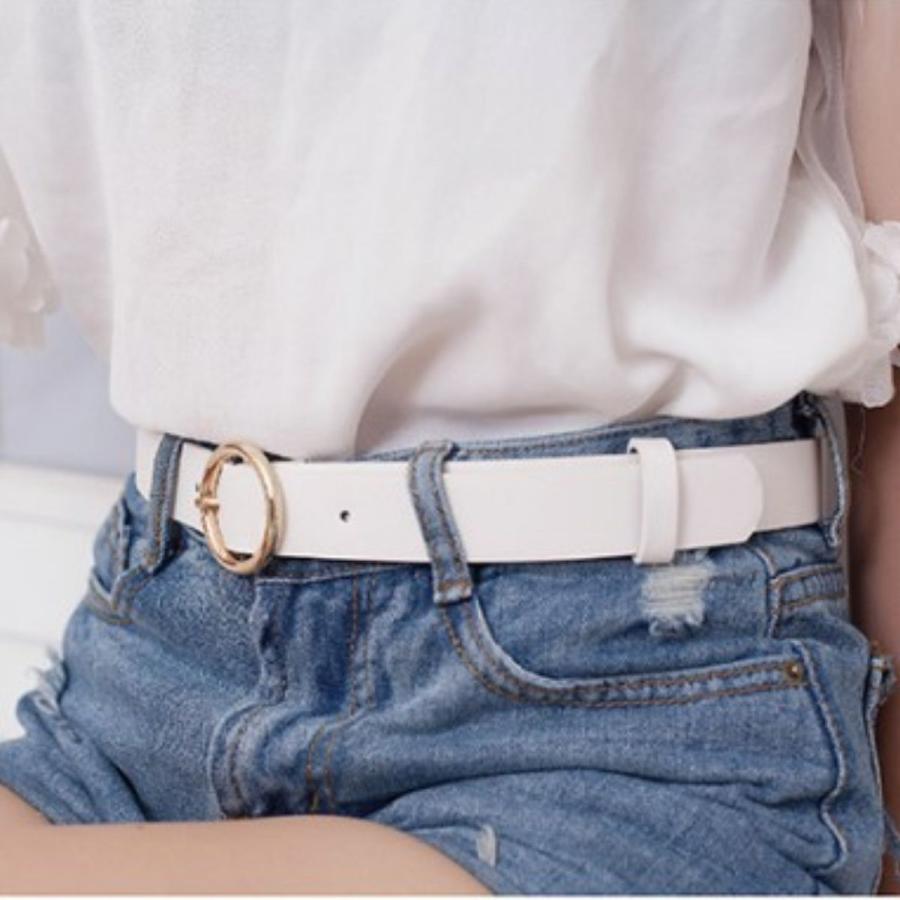 レディース ベルト バックル 太め おしゃれ かわいい ワンピース ジーンズ 黒 合成革 159 雑貨の倉本 通販 Yahoo ショッピング