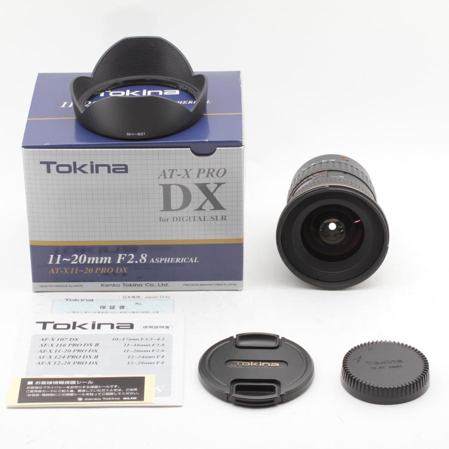 Tokina AT-X 11-20mm DX/N EFマウント canon（Tokina AT-X 11-20 F2.8 