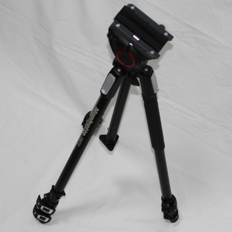 Manfrotto MVK500190AH ビデオ雲台 MT190X3アルミ三脚 Manfrotto MVK500190AH ビデオ雲台 MT190X3アルミ三脚
