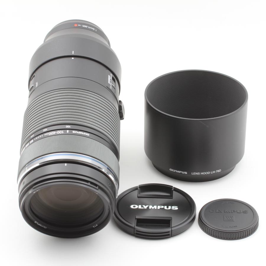 OM System M.Zuiko DIGITAL ED 100-400mm F5.0-6.3 IS – Supertelezoom Für MFT-Kameras, Schwarz, Wetterfest
