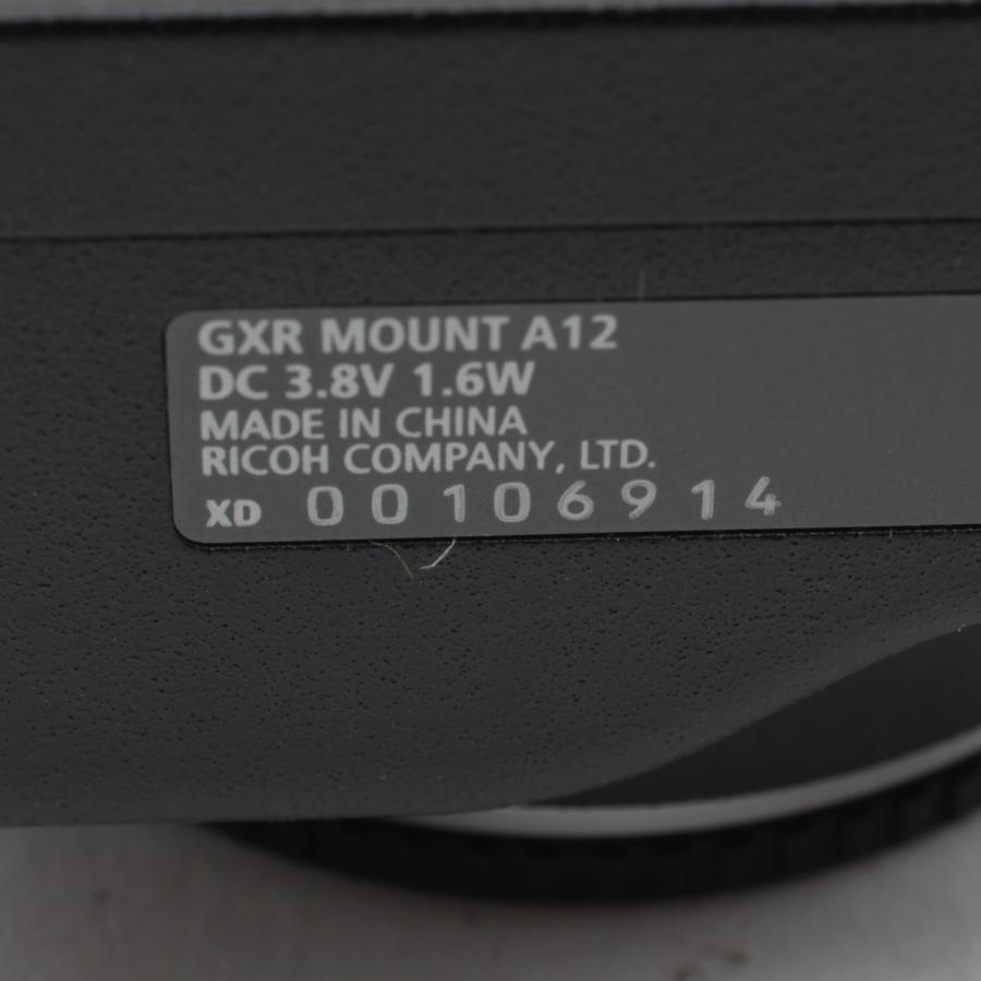 GXR（リコー） RICOH GXR MOUNT A12 CMOSセンサー搭載 Mマウントレンズ