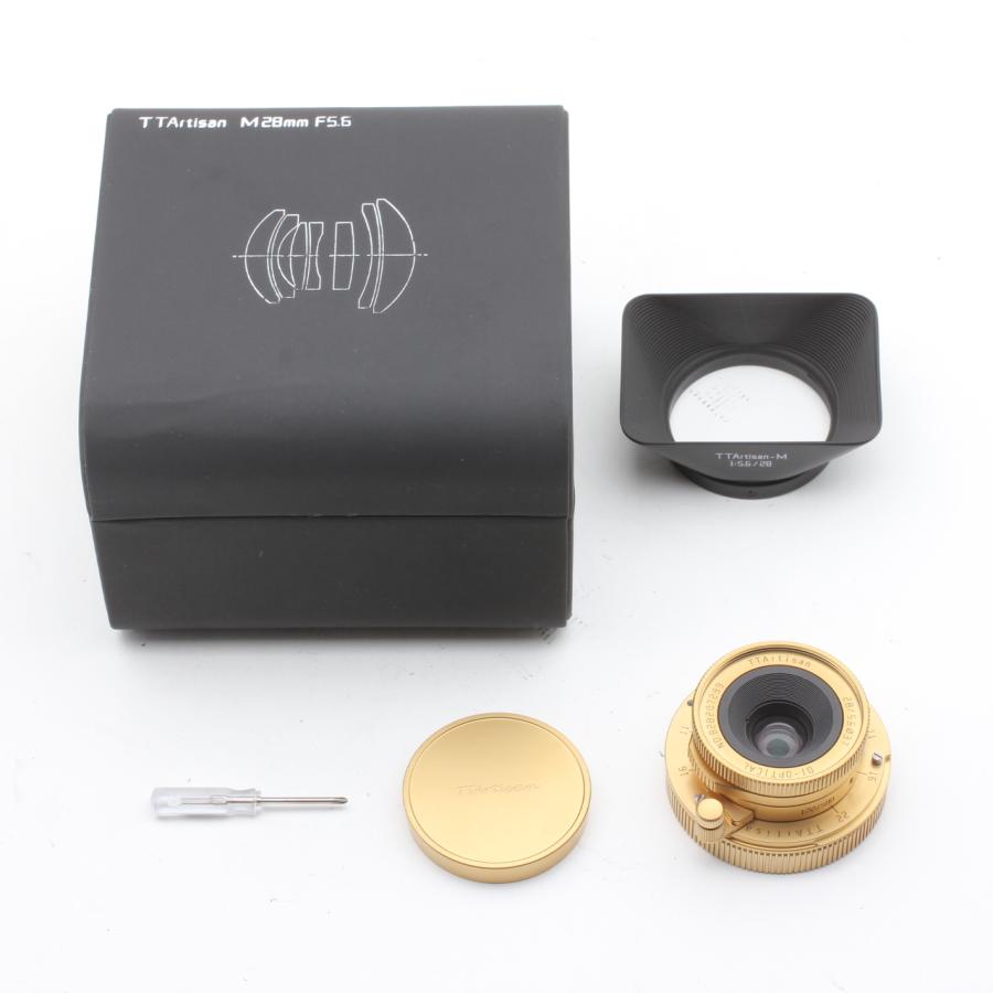 TTArtisan 28mm F5.6 Mマウント ゴールド (世界限定500本) ライカM 銘