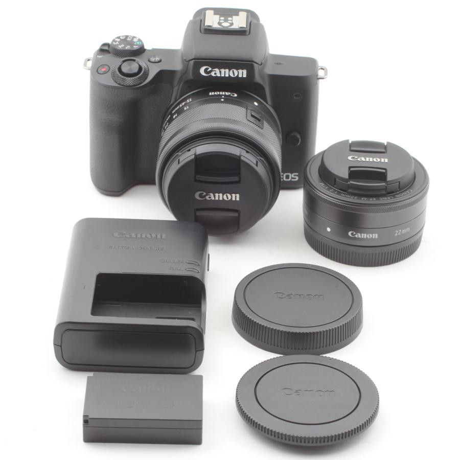 EOS Kiss 【ショット数1,000枚以下】Canon M2 ダブルレンズ EOS Kiss 【ショット数1,000枚以下】Canon M2 ダブルレンズ