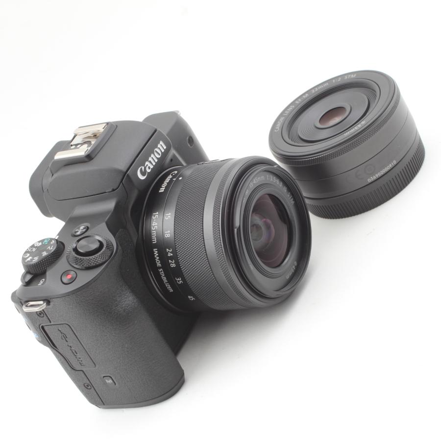 EOS Kiss 【ショット数1,000枚以下】Canon M2 ダブルレンズキット