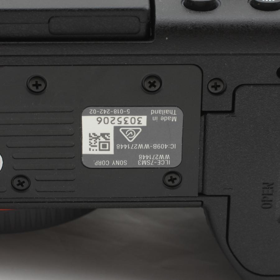 α7 【ショット数145 枚】SONY α7SIII ボディ ILCE-7SM3 : 千石カメラ