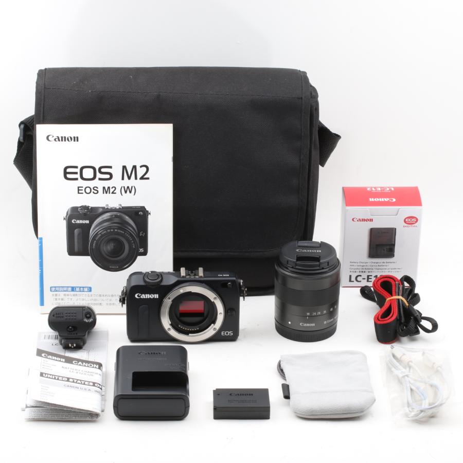 Canon EOS M2 EF-M18-55 IS レンズキット BK Amazon | Canon ミラーレス一眼カメラ EOS M2 ダブルレンズ