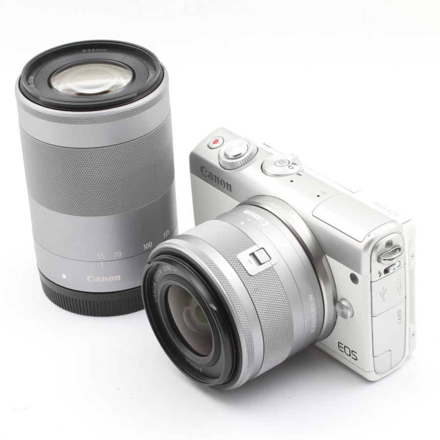 Canon EOS M100 ホワイト ダブルズームキット 【公式通販】