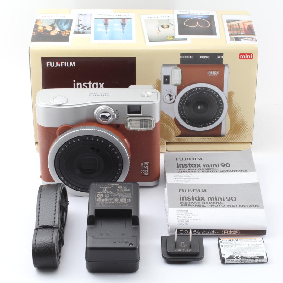 instax mini FUJIFILM 富士フイルム 90 ネオクラシック ブラウン 