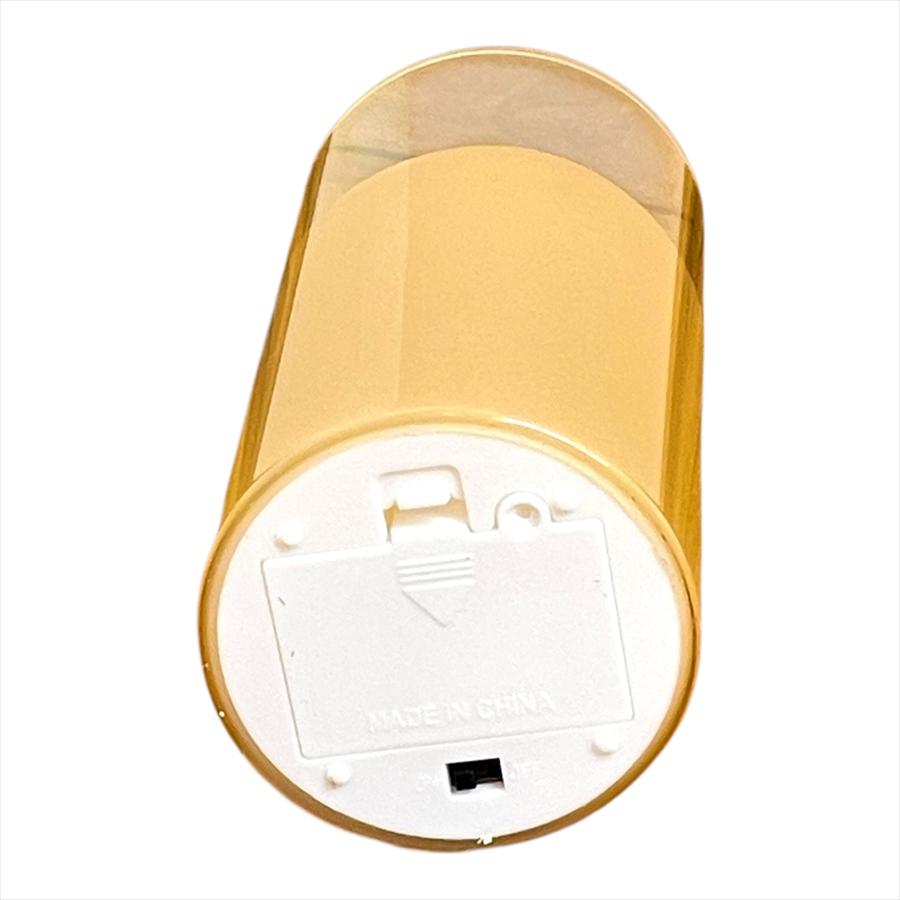 LEDキャンドルライト オレンジ Lサイズ アンバー キャンドルホルダー