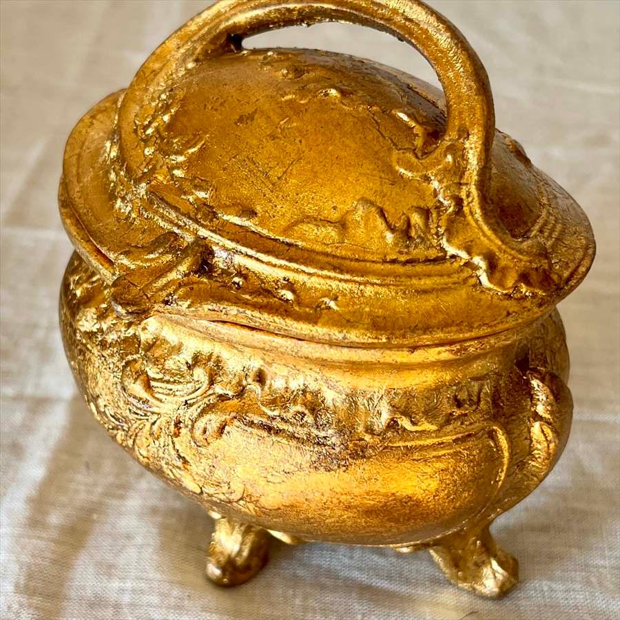 半額セール！3850円→1925円】 小物入れ ゴールド ロココ アンティーク