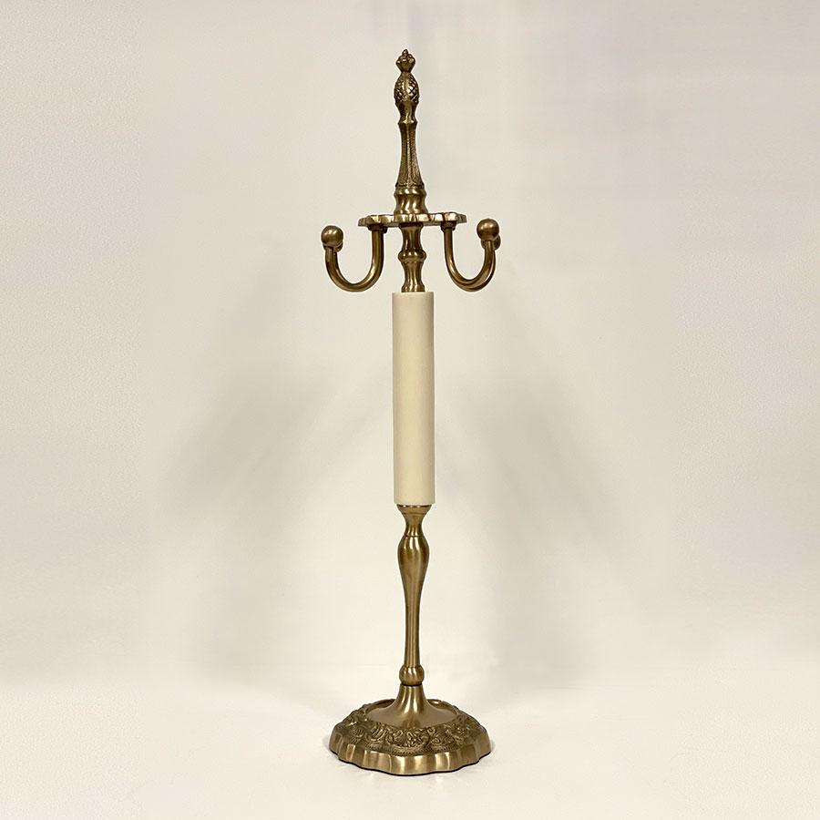 アクセサリースタンド（回転式）真鍮×木製 ジュエリースタンド