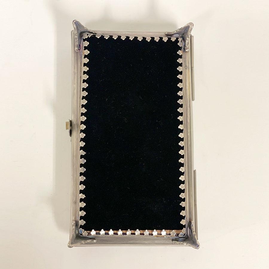 小物入れ シルバー ゴールド 真鍮×ガラス インテリア雑貨 アンティーク