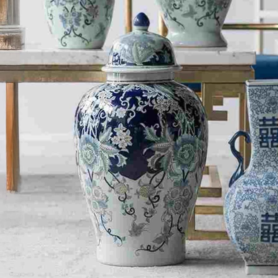 クラシックモダン 花瓶 飾り壺 陶磁器 モダン 花器 花びん 置物 