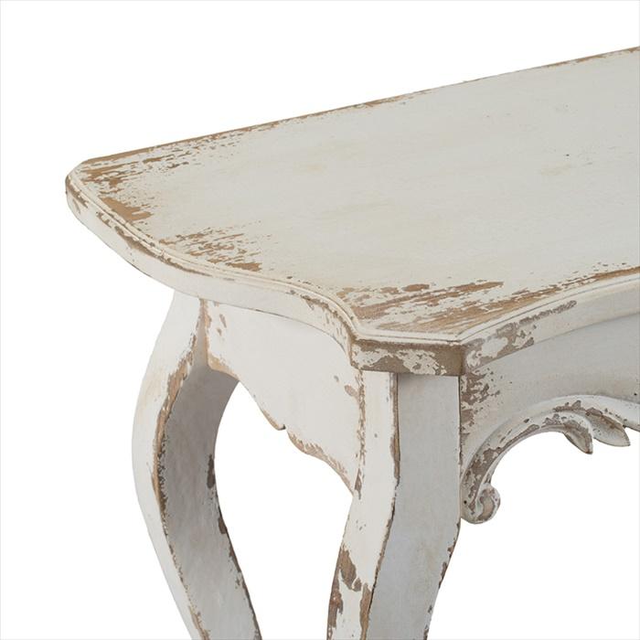 コンソールテーブル シャビーシック アンティーク仕上げ 飾り棚 飾り台