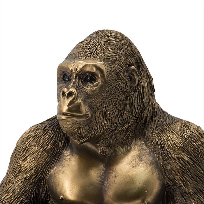 オブジェ ゴリラ リアル 置物 北欧 動物 アニマル シャビーシック 雑貨