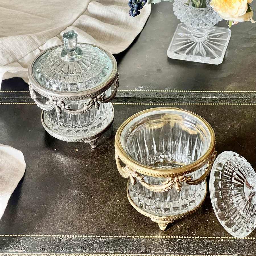 トレー 小物入れ コンポート 真鍮 ガラス ゴールド 84324TY-GD トレー 小物入れ コンポート 真鍮 ガラス ゴールド 84324TY-GD