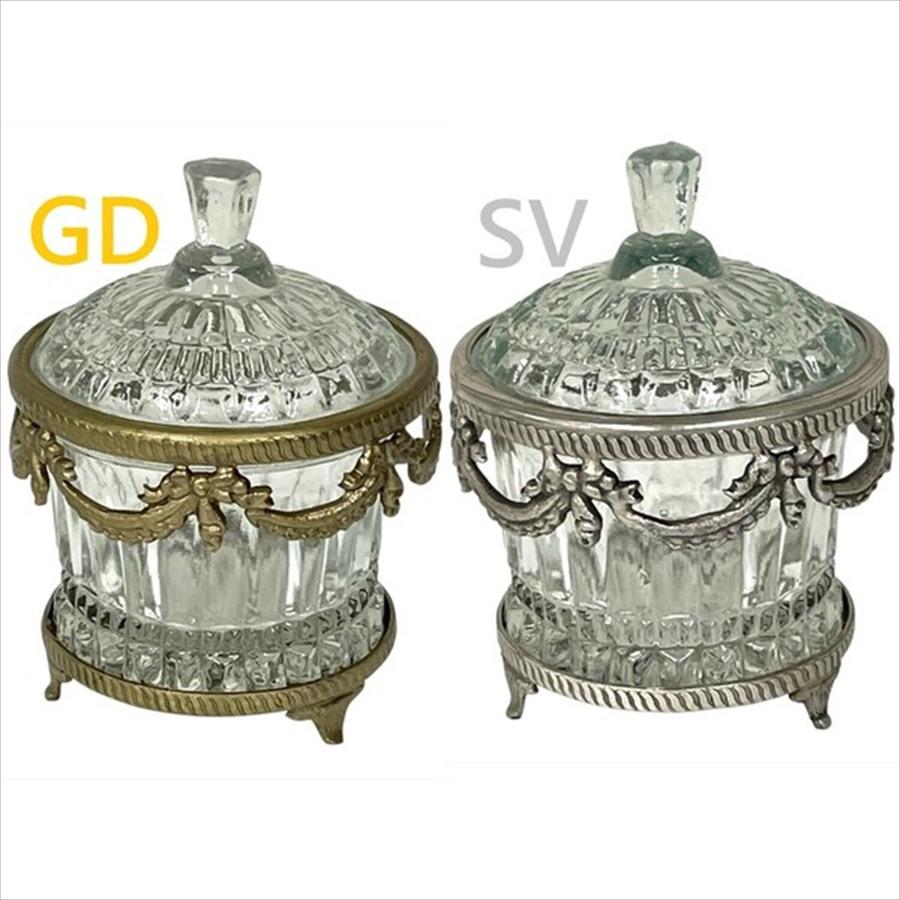 小物入れ バスケット 真鍮 ガラス ゴールド アンティーク 87151GB-GD 小物入れ バスケット 真鍮 ガラス ゴールド アンティーク 87151GB-GD